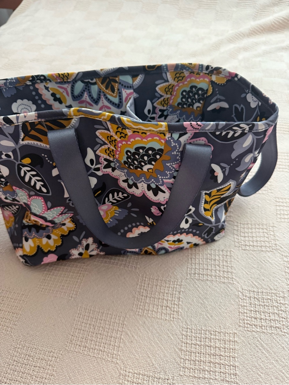 NWT Vera Bradley Everything Organizer Charmont Meadow Floral Tote Bag - Picture 5 of 6